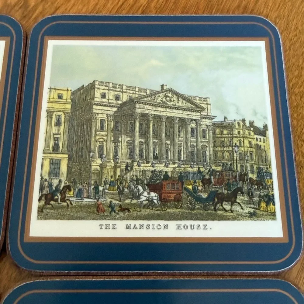 Vintage English Life cork coasters